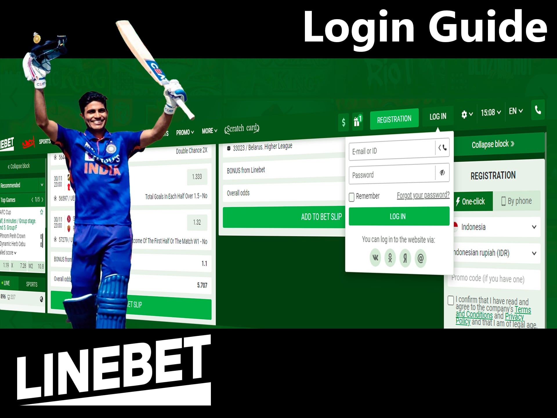 Linebet login guide - how to?